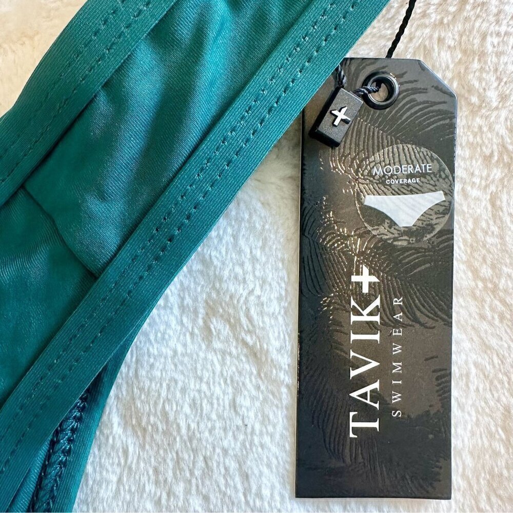 NWT Tavik Jayden Moderate Swim Bottom in Storm Green - Extra Large - Picture 4 of 9